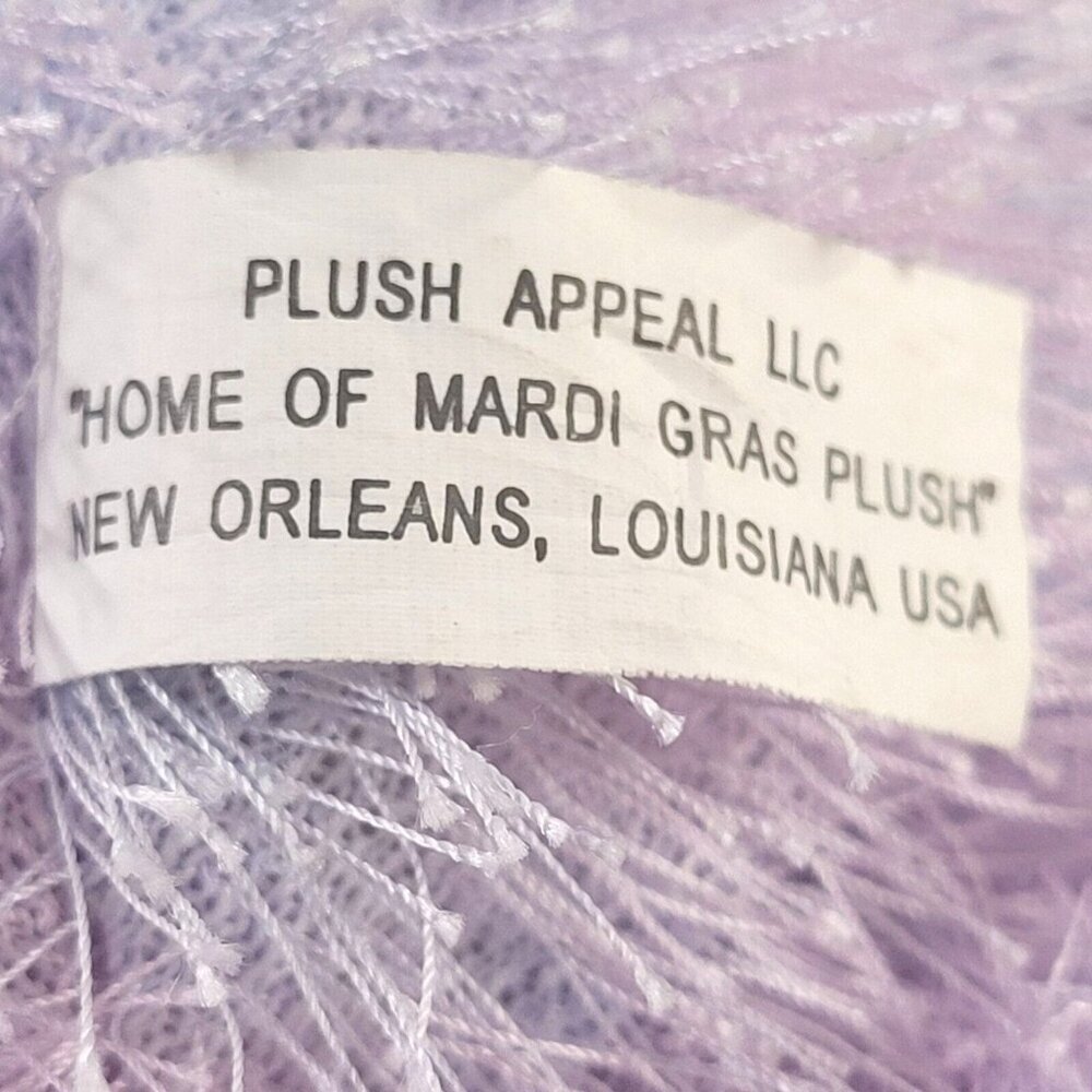 PLUSH APPEAL Bunny Rabbit 12" Pink Blue Eyelash-Yarn Long Ears Stuffed Easter - Picture 7 of 8